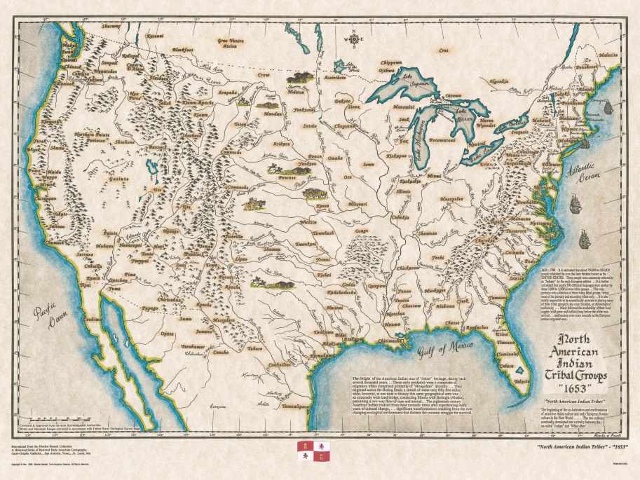 North American Aboriginal Tribes 1653