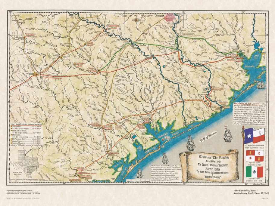 Texas Revolution Battle Sites 1830-1840